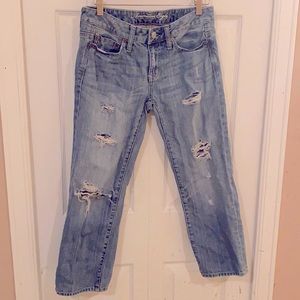 American Eagle Ripped Crops